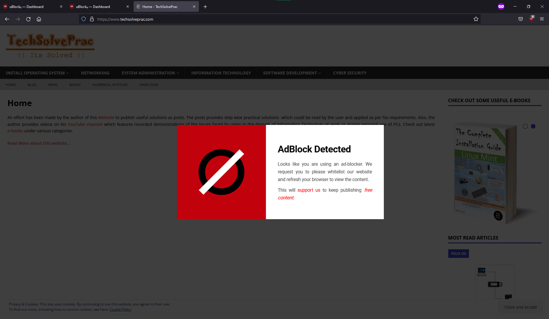 Anti Adblock In Techsolveprac Issue 10519 Ublockorigin Uassets Anti Adblock In Techsolveprac Issue 10519 Ublockorigin Uassets