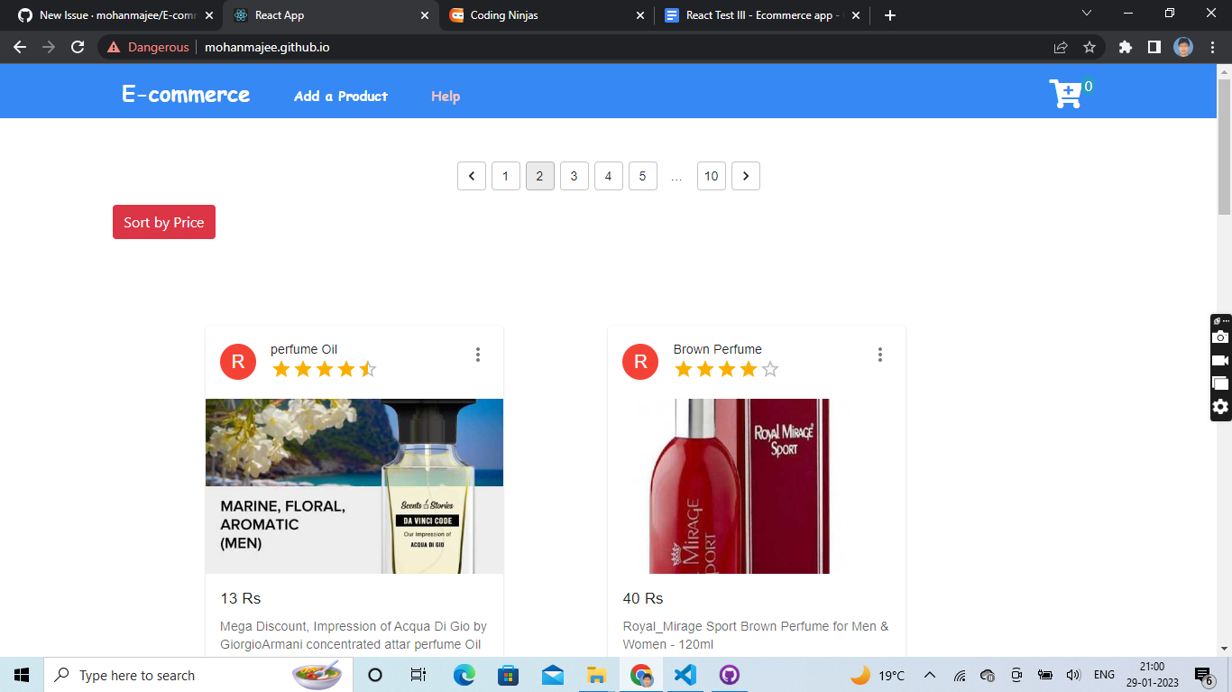 GitHub - mohanmajee/E-commerce · GitHub