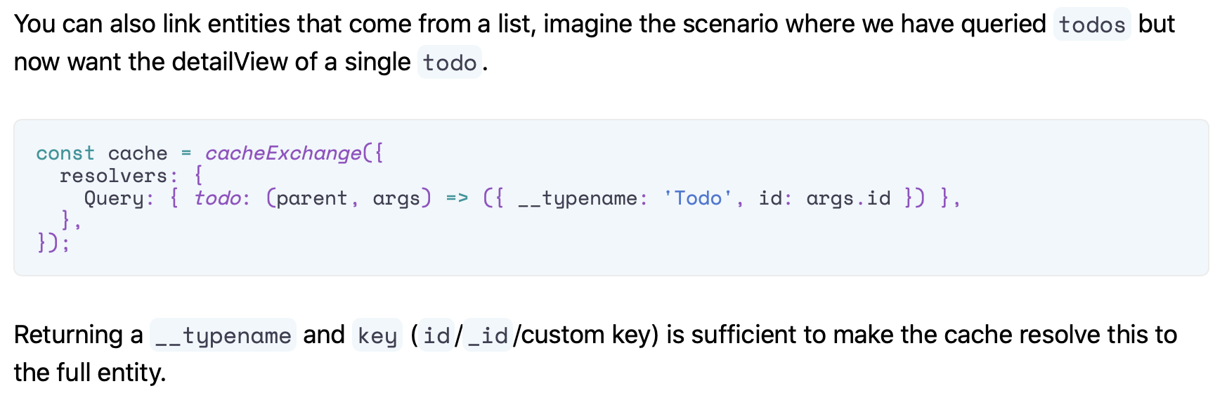 Issues with __typename & TypeScript in Graphcache resolvers · Issue