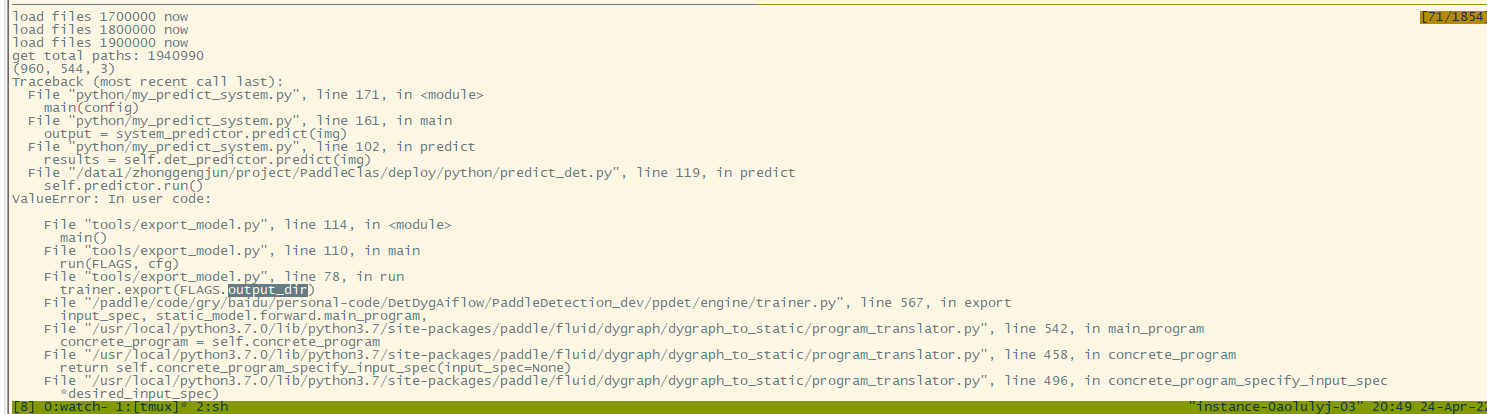 self.concrete_program_specify_input_spec(input_spec=None) ？ · Issue ...