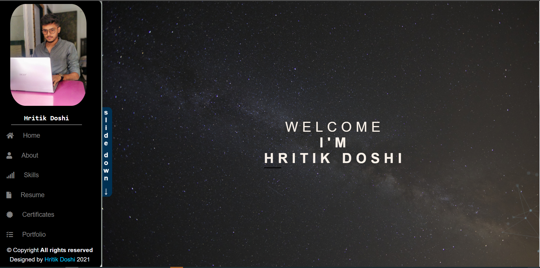 GitHub - HritikDoshi/Portfolio