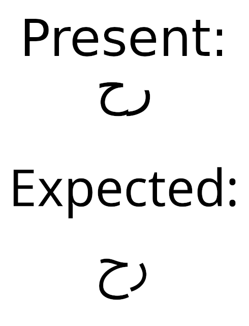 Arabic ر ز و Are Connected To ج ح خ ع غ From Left Dejavu Fonts Dejavu Fonts