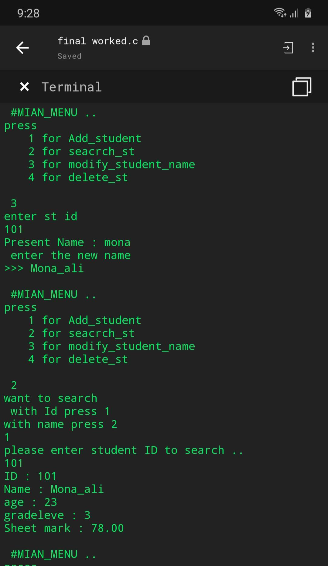 GitHub - ahmdmusa/Record-Students-Data: Record Students Data project ...