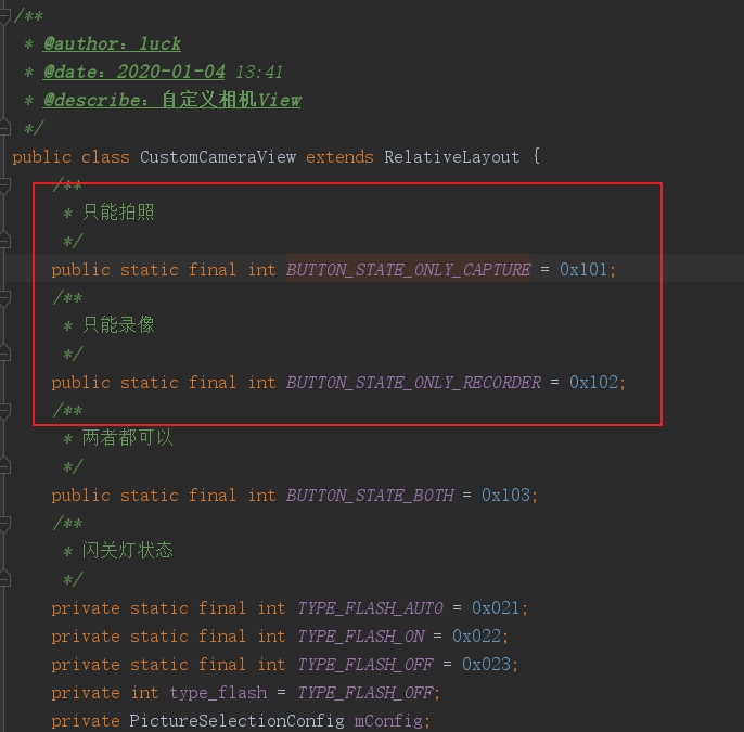 自定义相机能否禁止长按录像功能 · Issue #1510 · LuckSiege/PictureSelector · GitHub
