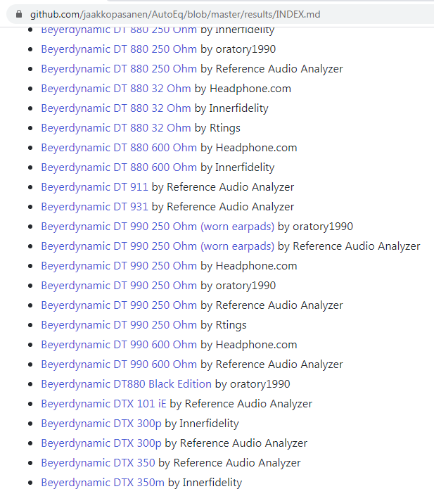 All 3 Equalizer's in Equalizer APO? · Issue 178 · jaakkopasanen/AutoEq