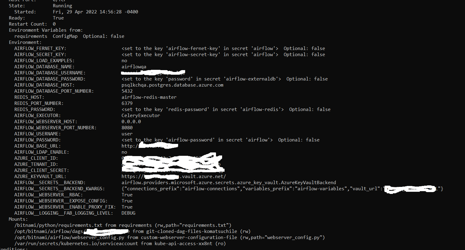 Airflow Cannon't connect to Azure Key Vault · Issue 9997 · bitnami