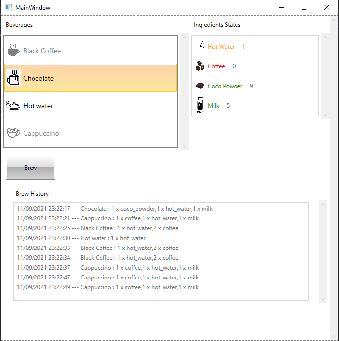 GitHub - oedinger/coffee_machine: Implementation of a generic coffee ...