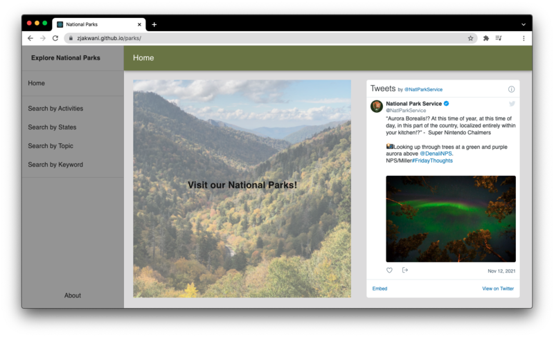 GitHub - zjakwani/parks · GitHub