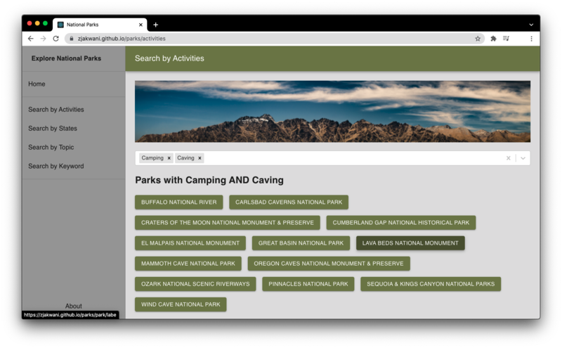 GitHub - zjakwani/parks · GitHub