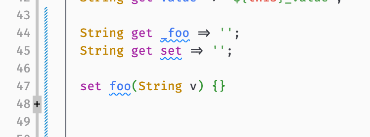 [LSP] keyword `set` highlighting is not contextual · Issue #4004 · Dart ...