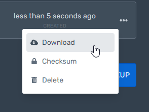 Backup restore option · Issue #2567 · pterodactyl/panel · GitHub