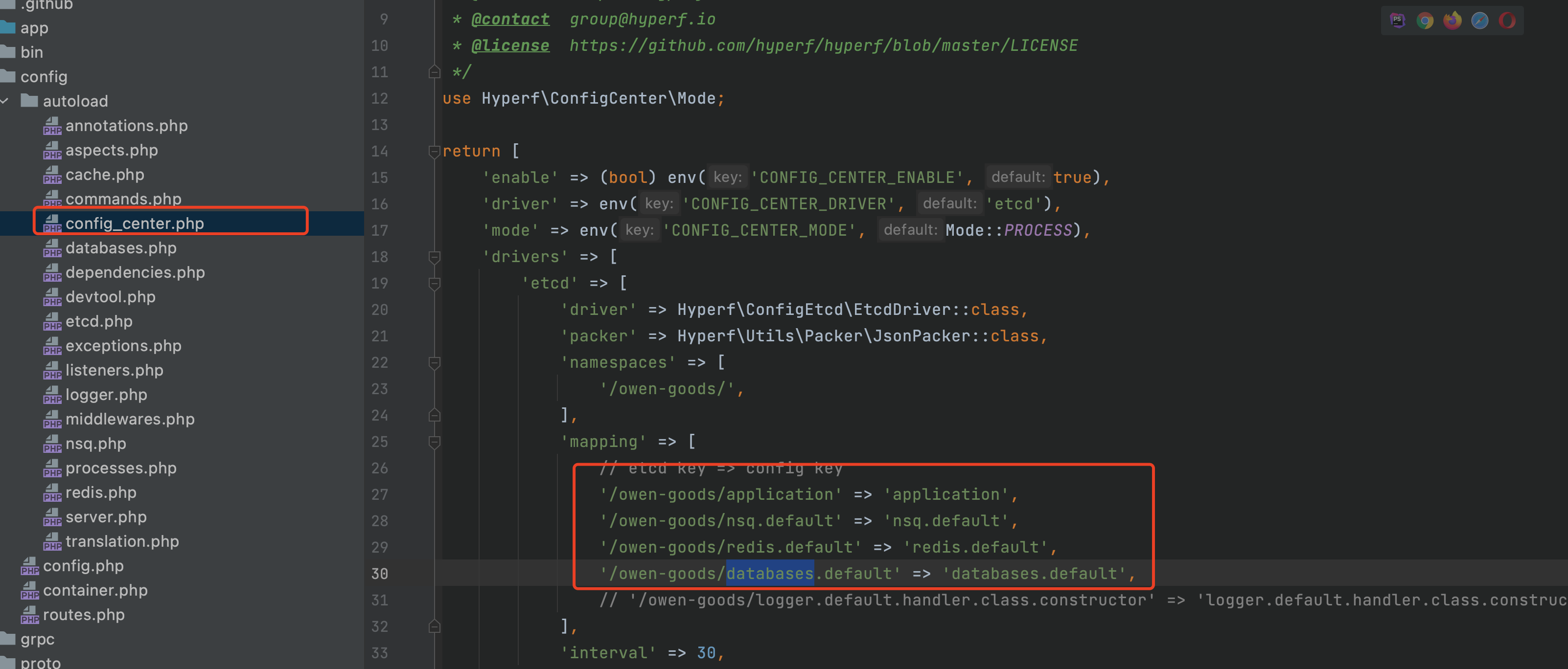 [BUG] nsq消费者获取不到etcd配置中心的最新配置 · Issue #4708 · hyperf/hyperf · GitHub