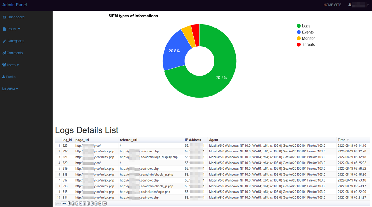 GitHub - kwfg/blogSiem: The Security information and event management ...