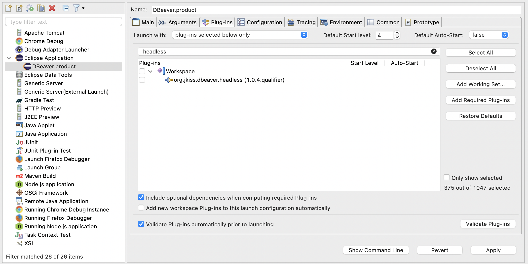 When setting up the development environment on mac · dbeaver ...