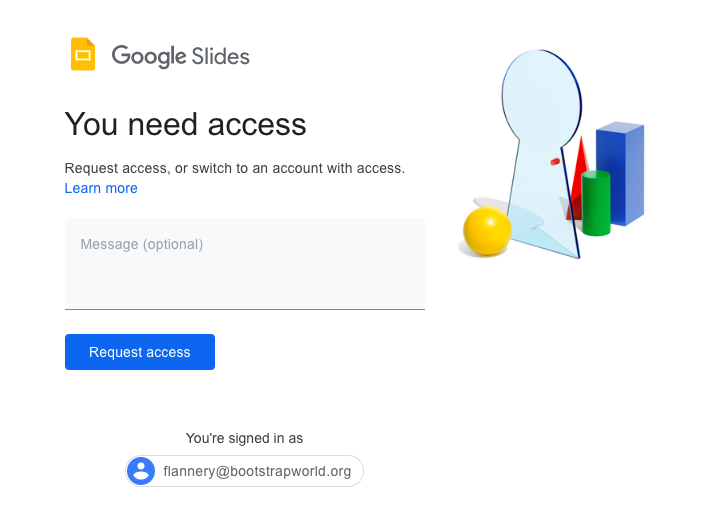 Live on our website - slides are saying