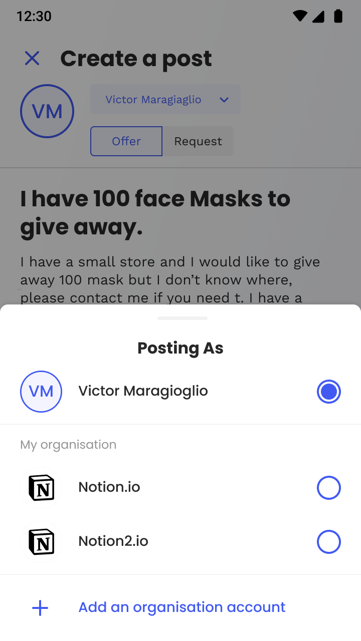 post-creation-posting as organisation_with 2 orgs