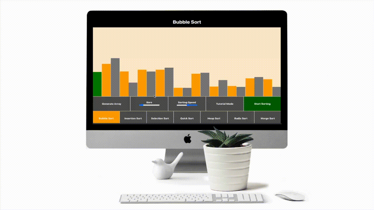 GitHub - mingliu68/sortingAlgo: Sorting Algorithm Visualizer - built ...