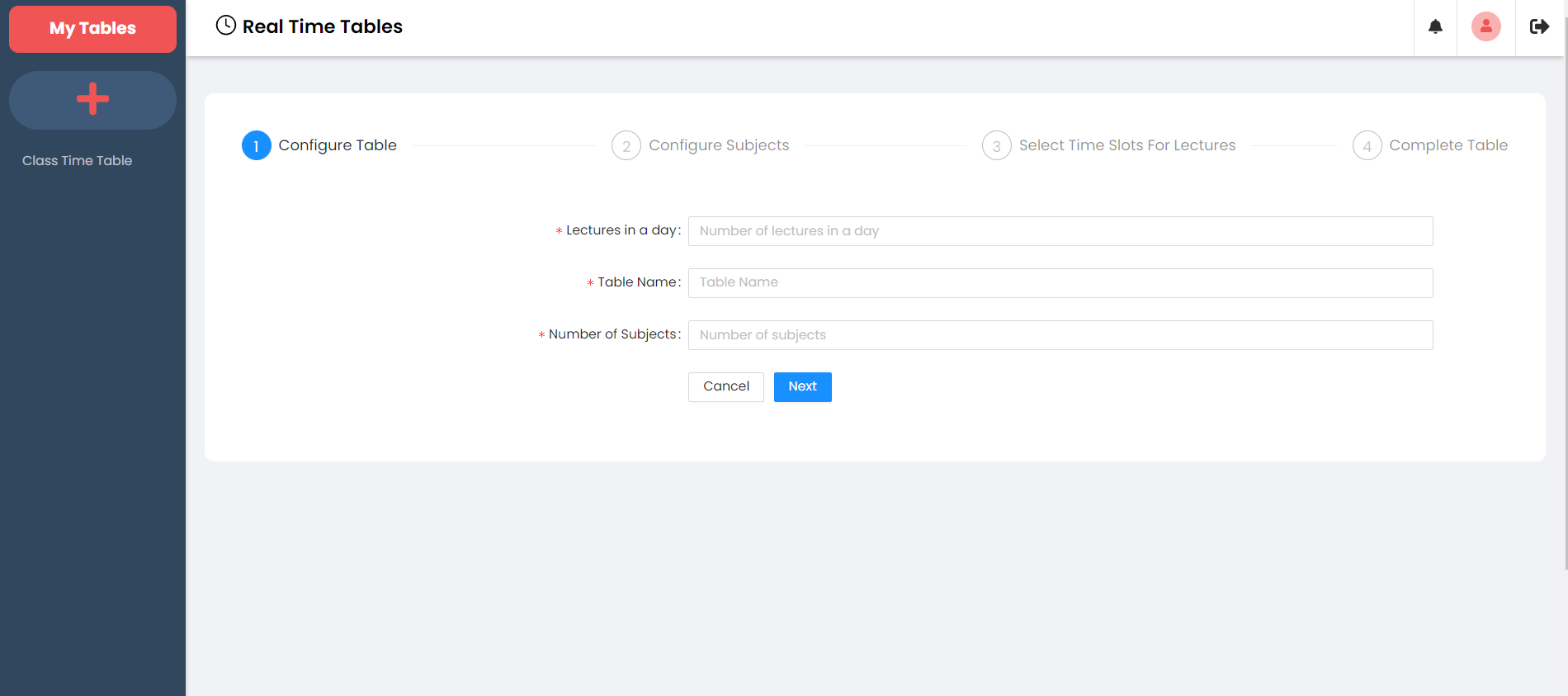 GitHub - YuvrajMann/Real-Time-Tables-FrontEnd: This project aims to ...