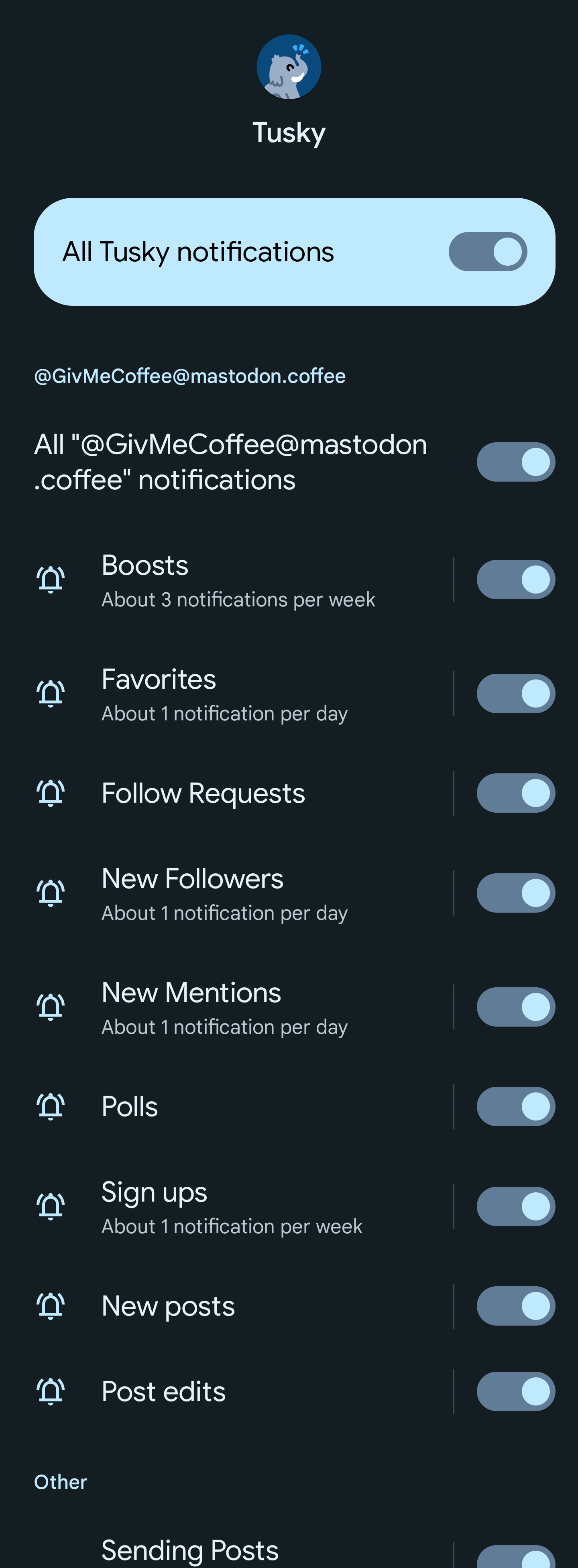No notifications · Issue #2905 · tuskyapp/Tusky · GitHub