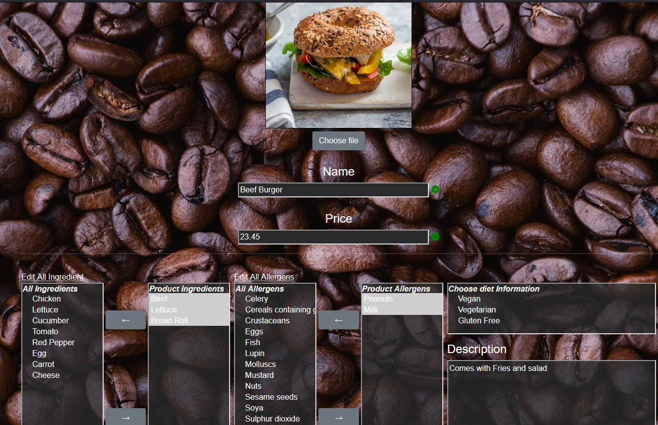 GitHub - KryspinTrawnik/CafeMVC: Application for managing cafe