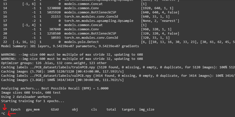 train.py stops itself · Issue #155 · ultralytics/yolov5 · GitHub