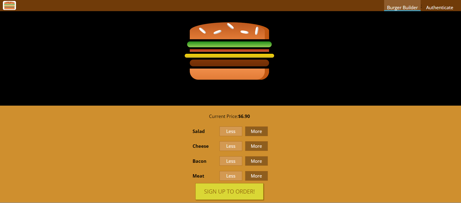 GitHub - meghaMaheshwari17/burger: Burger Builder from React JS