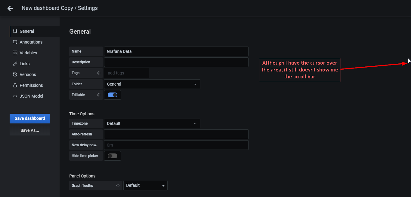 Scroll Bar is not visible until a keyboard input is made · Issue #25776 ...