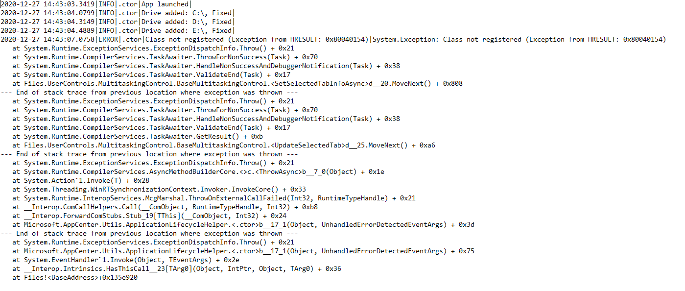Crashes when trying to open any drive · Issue #2730 · files-community ...