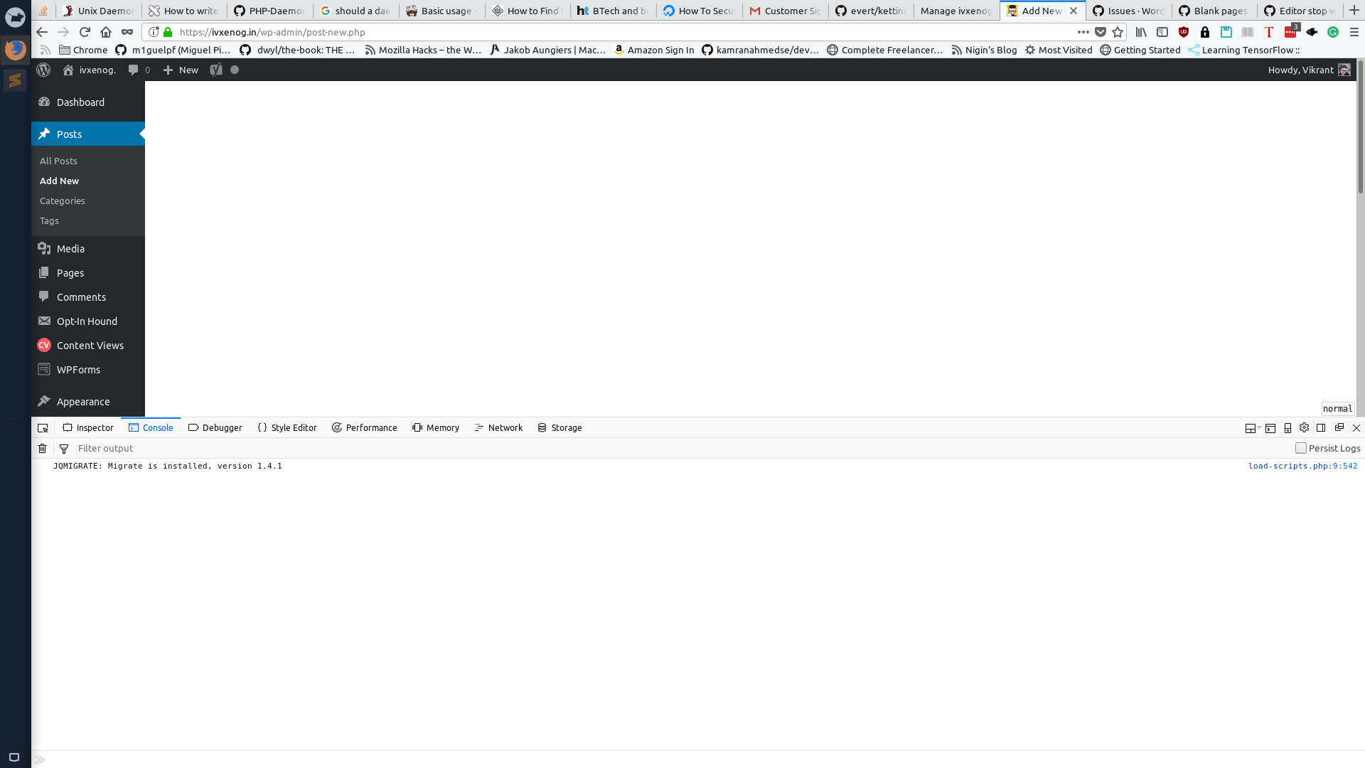 Blank pages · Issue #7250 · WordPress/gutenberg · GitHub