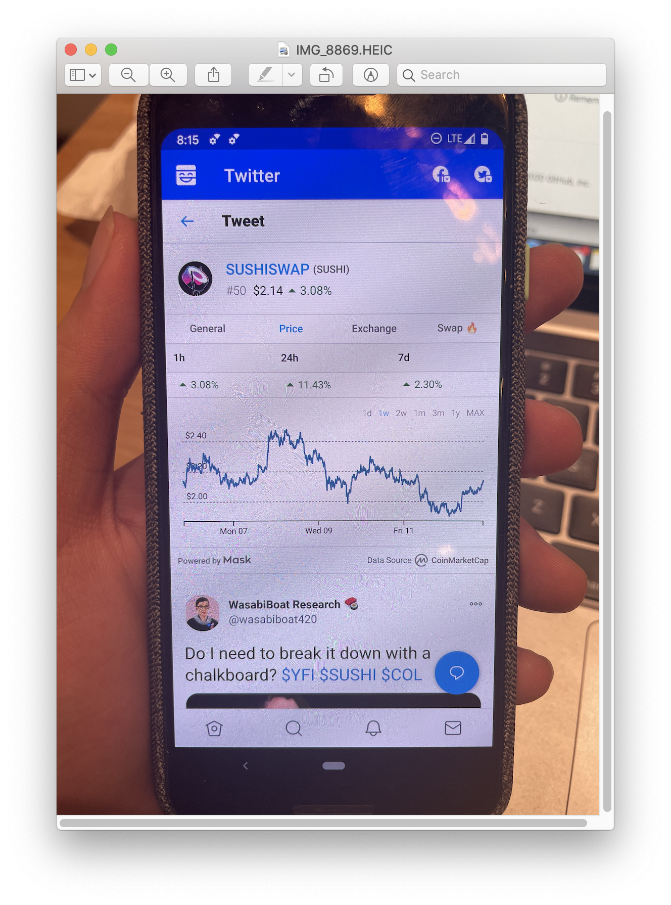 [Bug] Android Maskbook bug on Enhance Search and `$/# + Ticker` · Issue ...