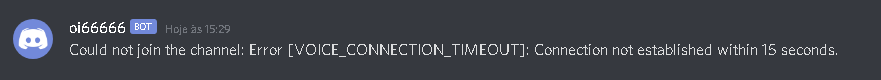 [Help] Voice Connection Timeout · Issue #77 · eritislami/evobot · GitHub