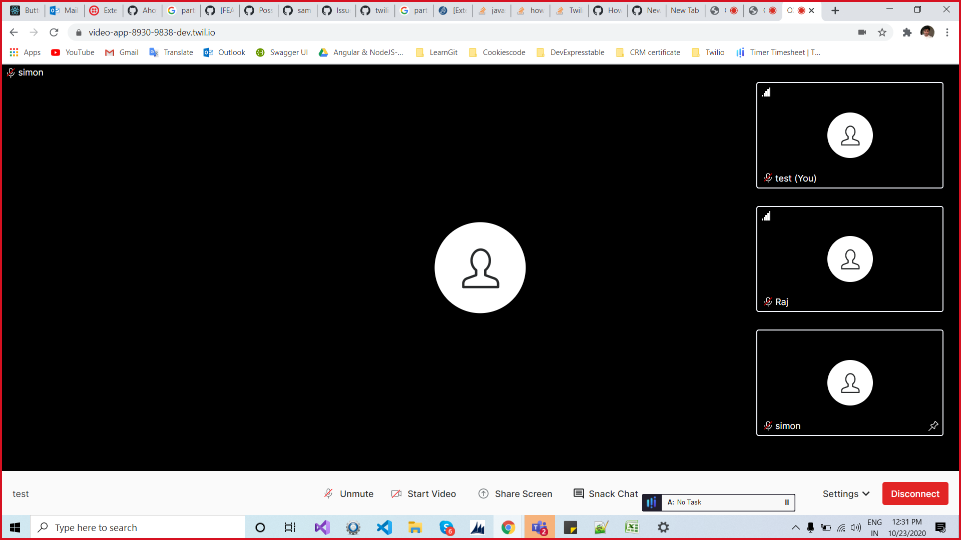 Mute and Unmute · Issue 341 · twilio/twiliovideoappreact · GitHub
