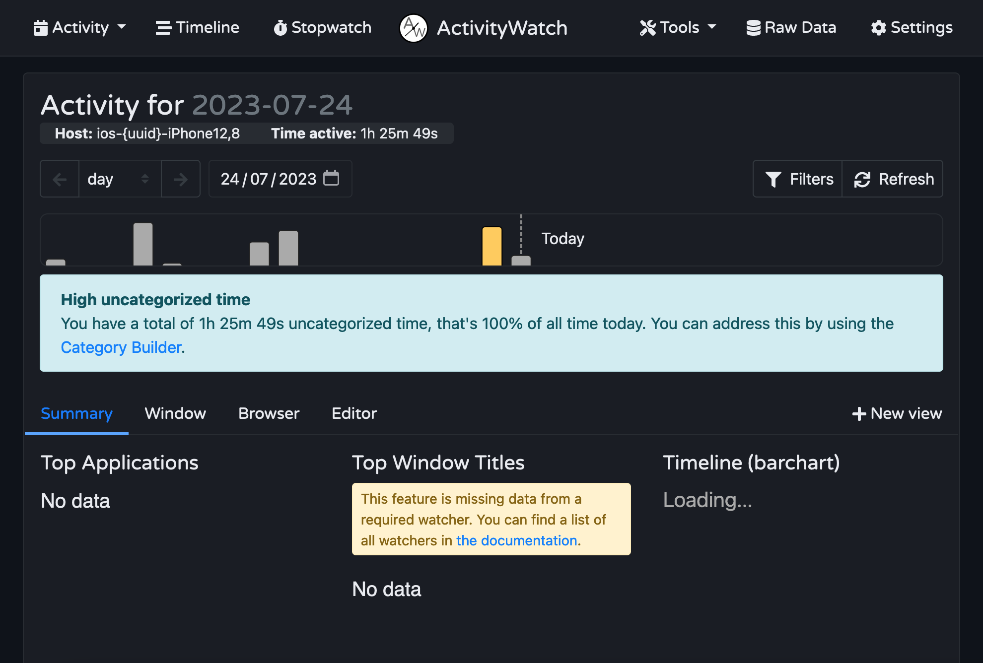 iOS support · Issue 751 · ActivityWatch/activitywatch · GitHub