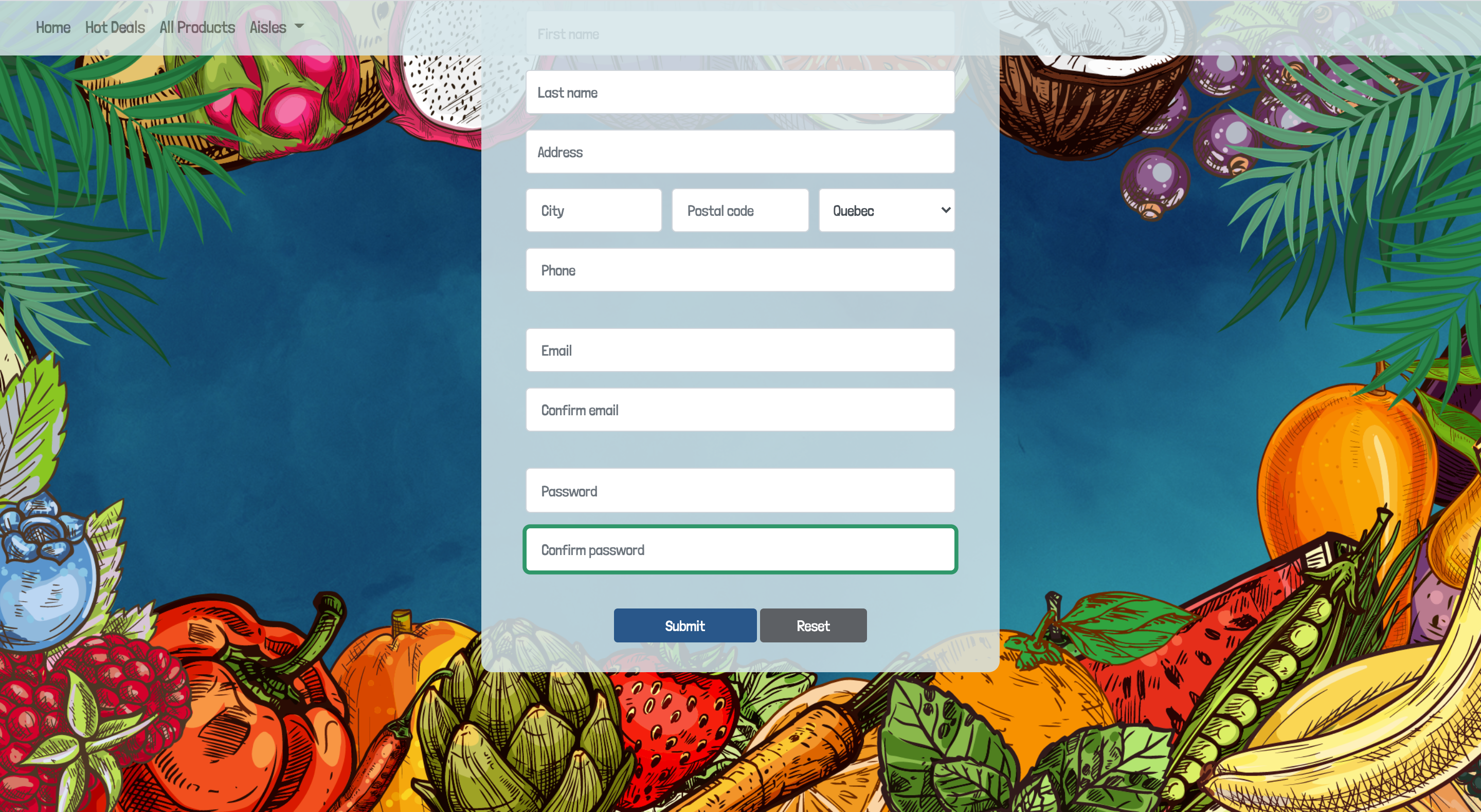 GitHub - jaspreet305/grocery-store: Grocery store built with HTML/CSS ...