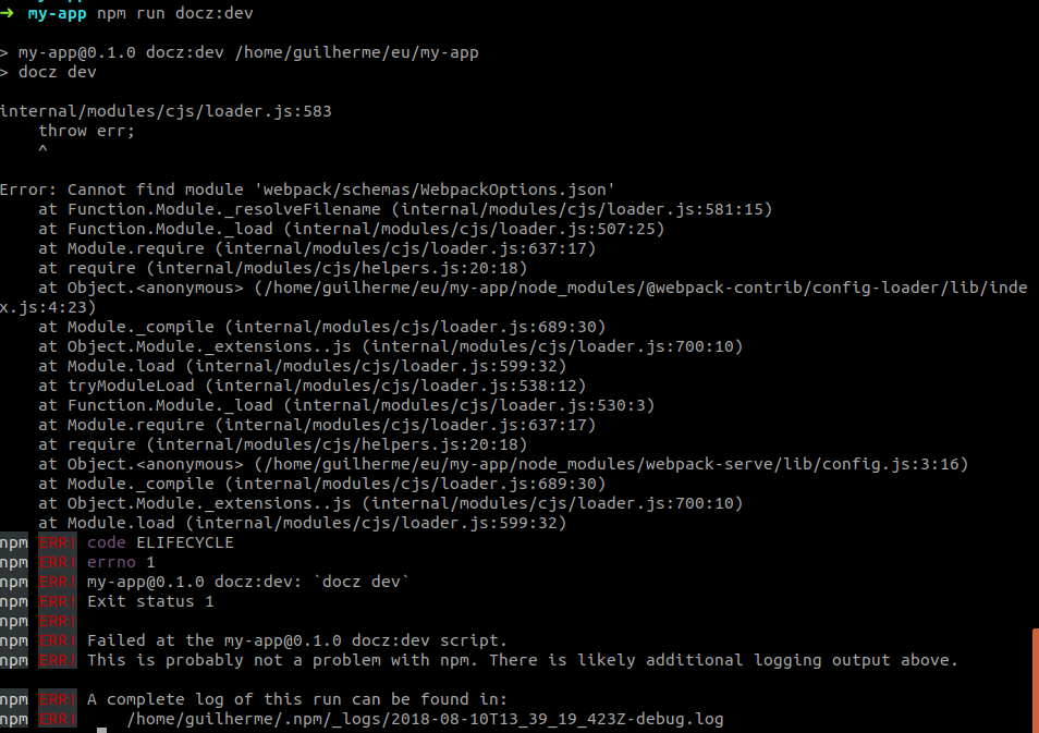 Cannot find module 'webpack/schemas/packOptions.json' · Issue 208