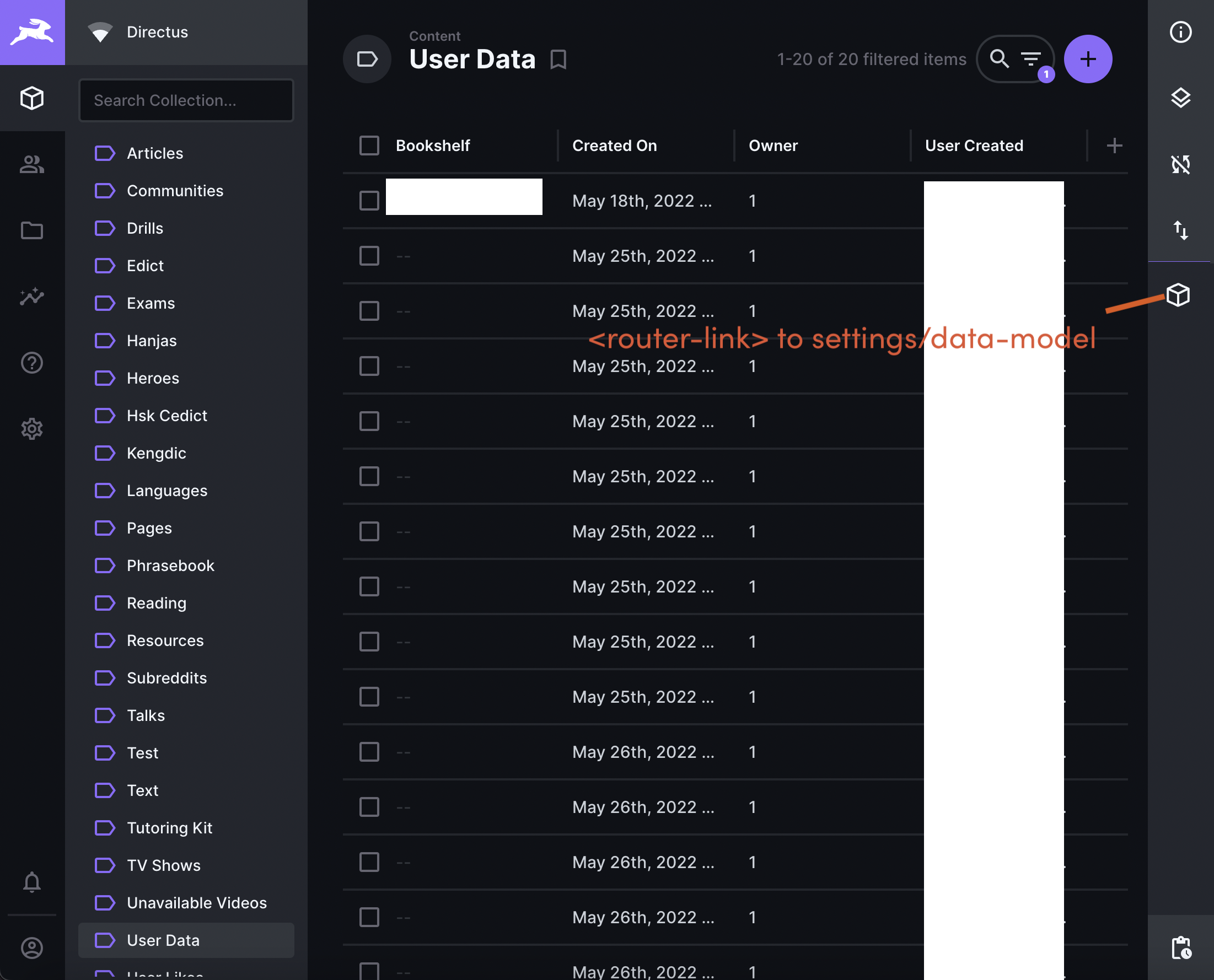 Add the ability to edit a Data Model from the content browser ...