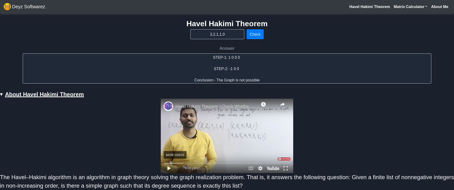 Havel Hakimi