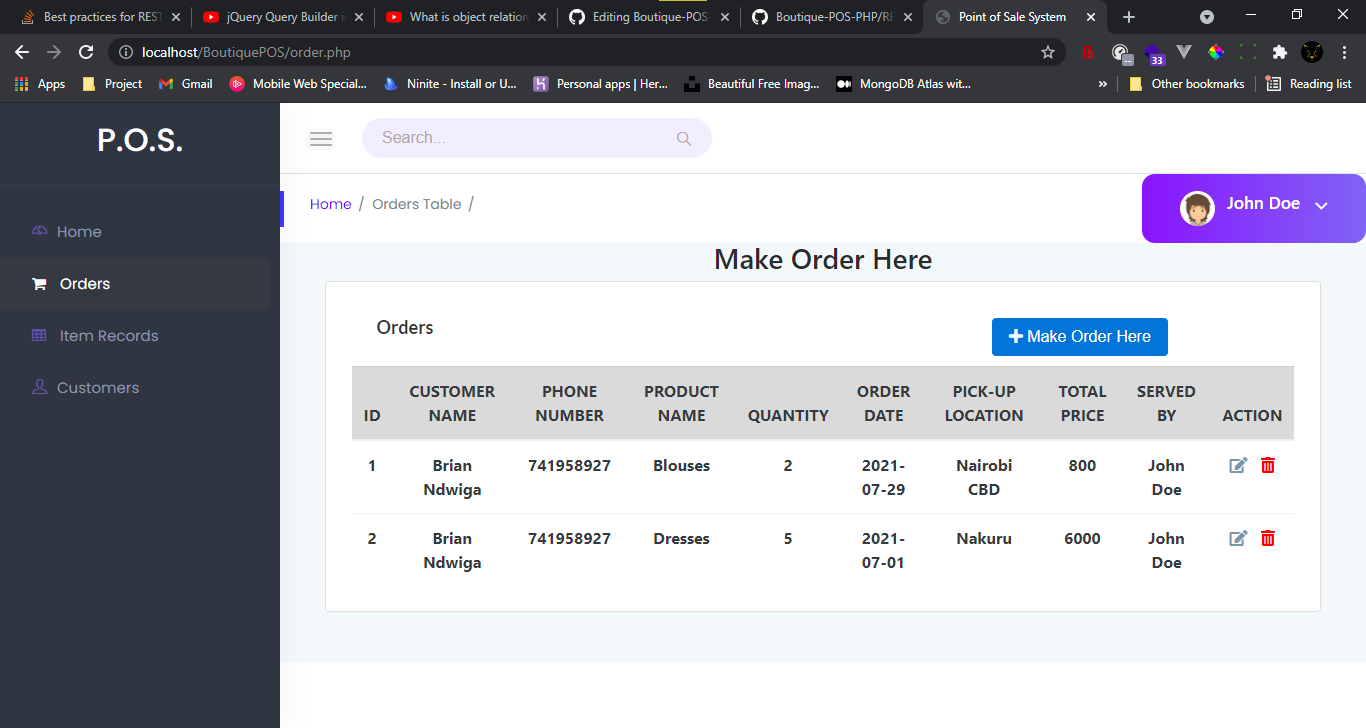 GitHub - BrianNdwiga/Boutique-POS-PHP
