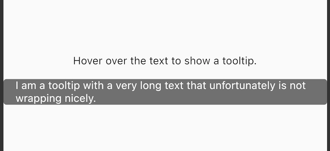 Tooltip with long text is not wrapping nicely · Issue #86170 · flutter ...