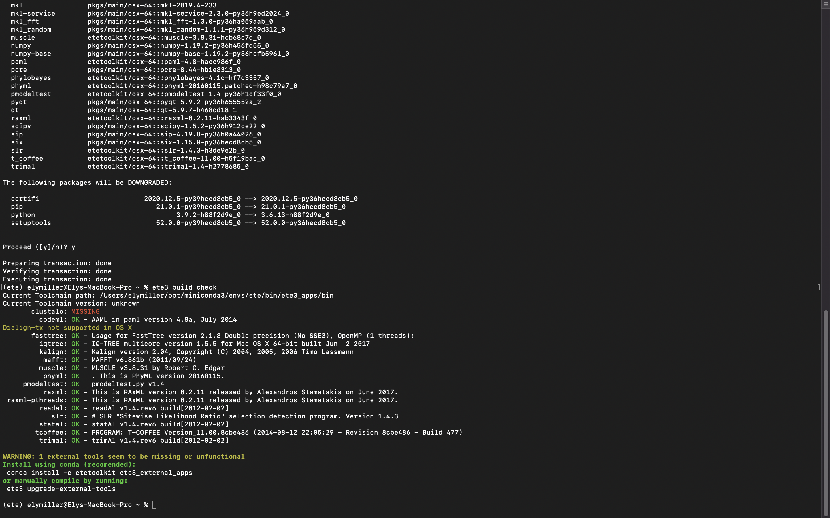 Conda install problem and solution · Issue #500 · etetoolkit/ete · GitHub