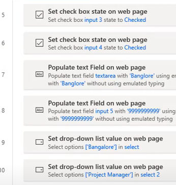power automate desktop drop down list