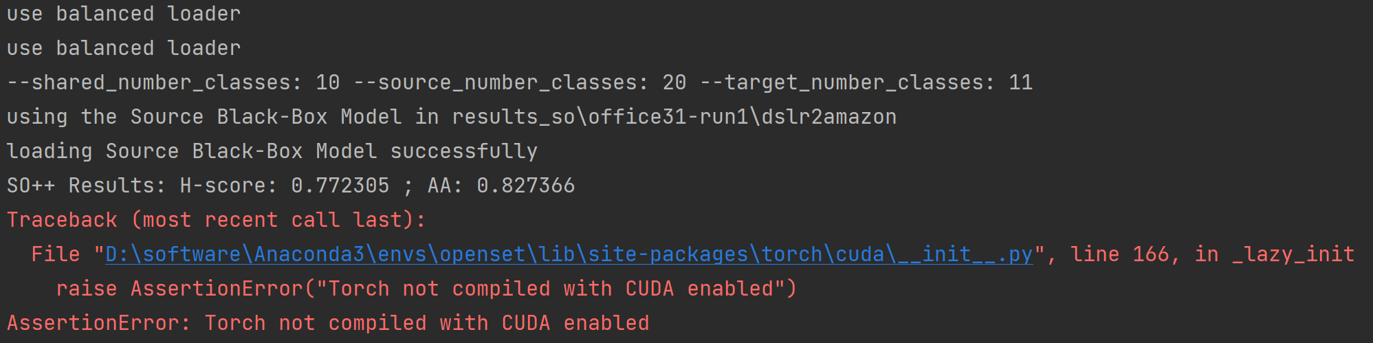 AssertionError: Torch not compiled with CUDA enabled · Issue #1 ...