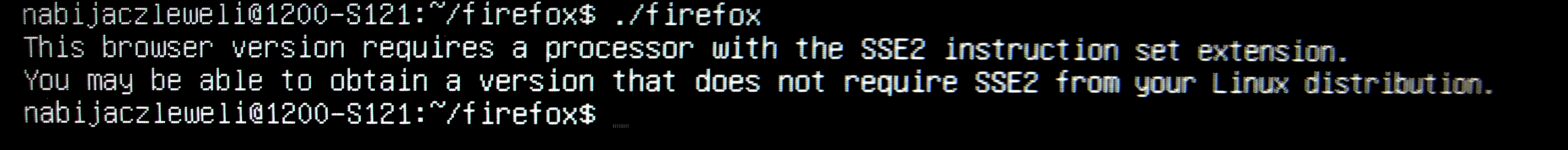 firefox abort