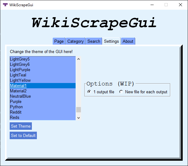 Wiki Gui GitHub - TetrisKid48/WikiScrapeGui: A GUI for scraping Wikipedia made ...