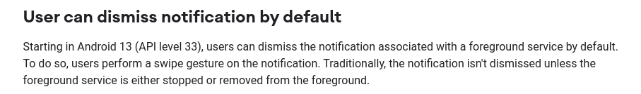 Notification tab is not show in Android 12 or above versions · Issue ...