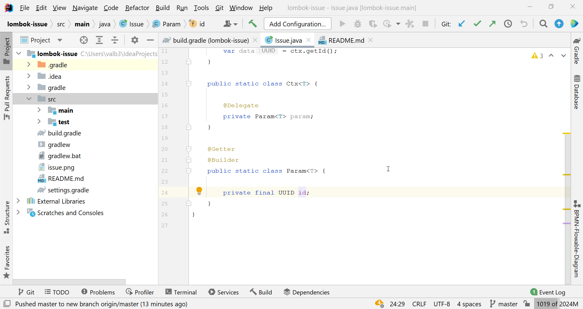 Field usage not detected through Delegate usage · Issue 1085
