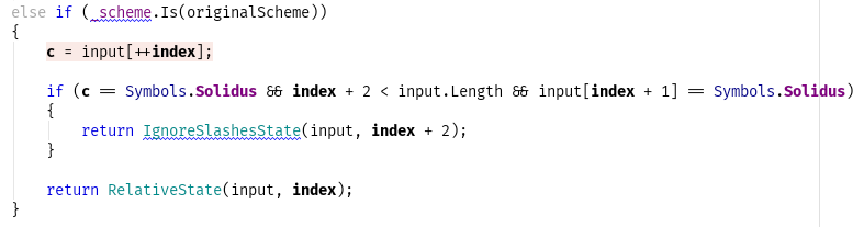 IndexOutOfRangeException at AngleSharp.Url.ParseScheme · Issue #711 ...