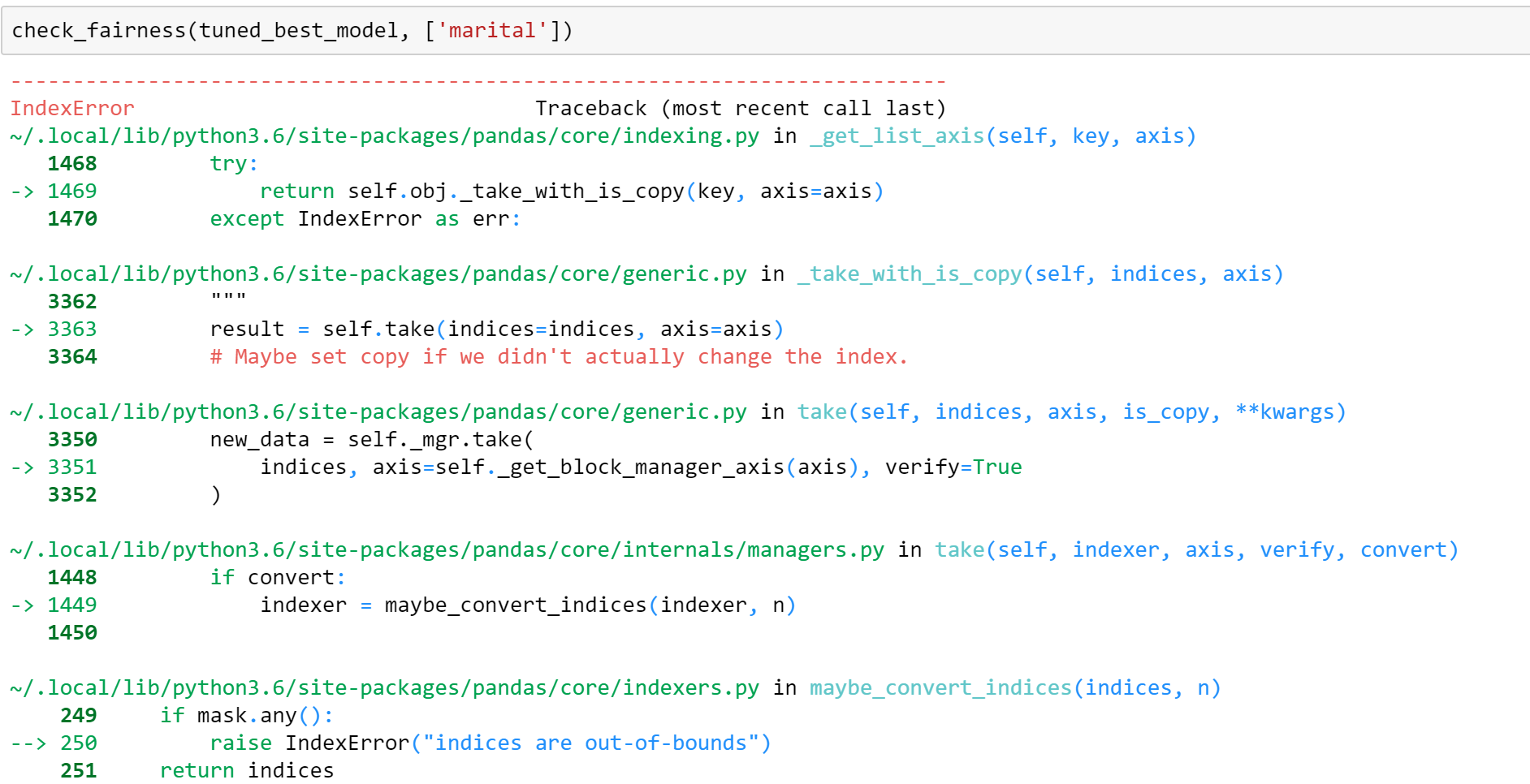 [BUG]: check_fairness doesn't work · Issue #2469 · pycaret/pycaret · GitHub