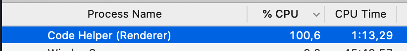 After 1 50 Code Helper Renderer Takes 100 Cpu Issue 108376 Microsoft Vscode Github