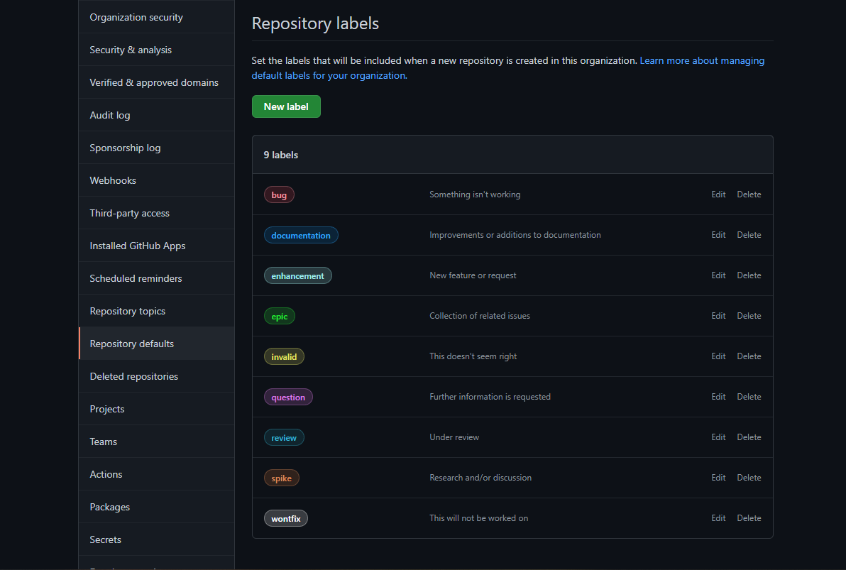 Project Beta: ORG wide labels · community · Discussion #5417 · GitHub